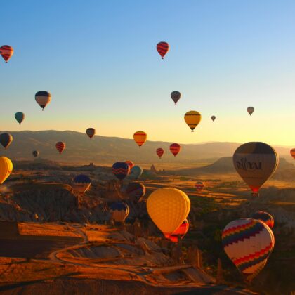 Relaxing travel moment with stunning views