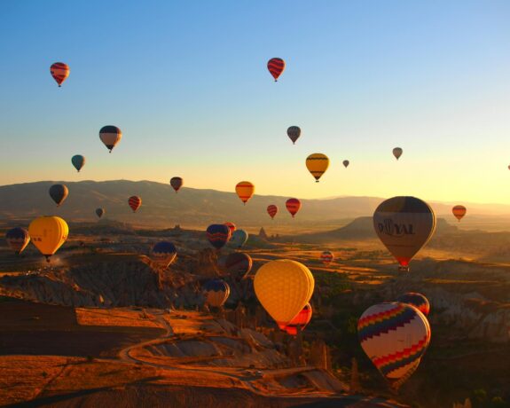 Relaxing travel moment with stunning views