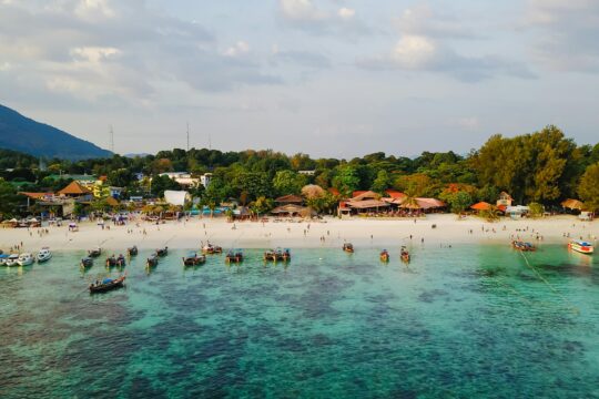 Relaxing travel moment with stunning views