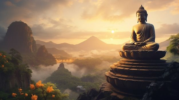 Relaxing travel moment with stunning views