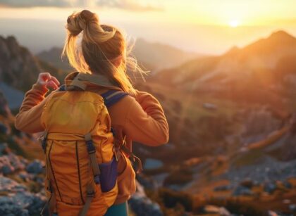 Relaxing travel moment with stunning views