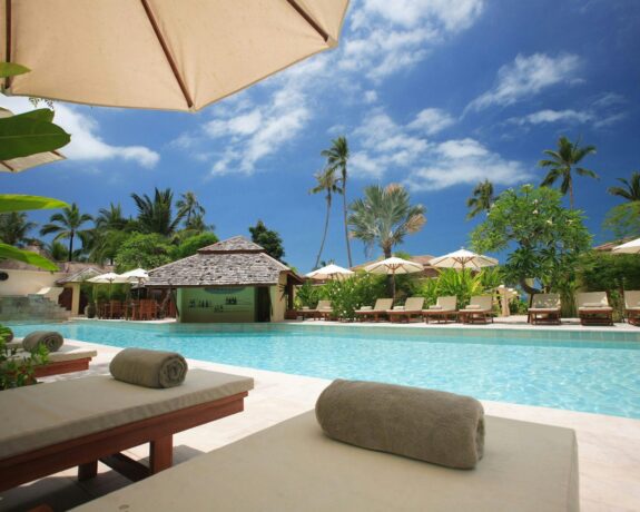 Relaxing travel moment with stunning views